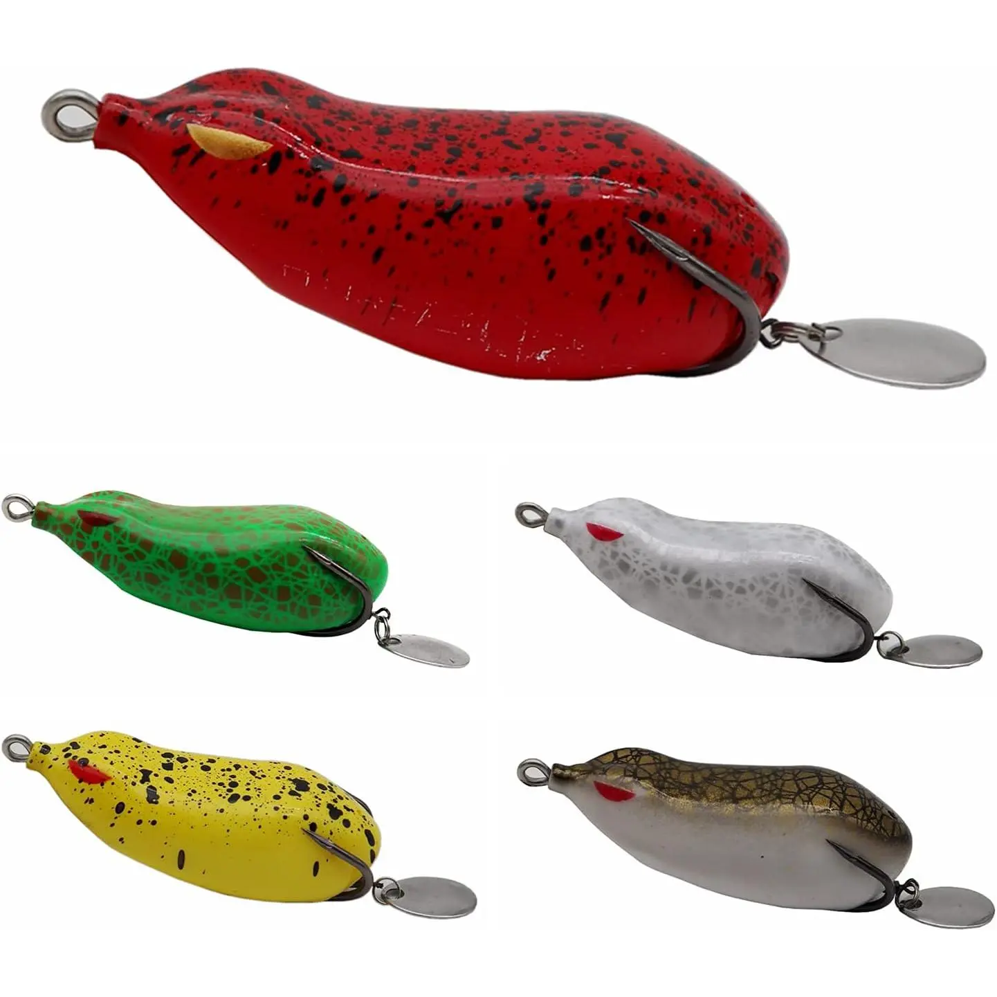 Topwater Fishing Lure Bass Fishing Frog Fishing Hollow  Frog Bass Pike Snakehead Lure