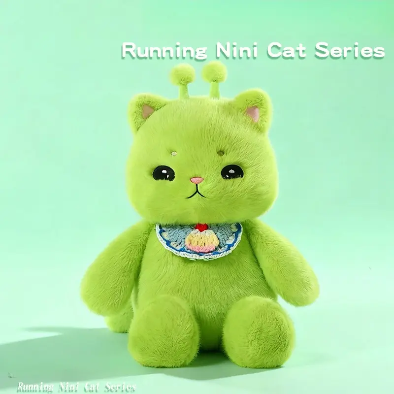 1pcs the Cutest Alien Invasion! Space Cat Plushie, Funny Halloween Party Prop, Dorm Room Essential, Adorable Soft Toy