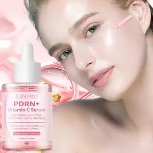 LANEMAY PDRN & Vitamin C Hydrating Serum – Hyaluronic Acid + Salmon DNA Moisturizing Formula: Smooths Fine Lines, Enhances Radiance, and Improves Firmness & Skin Texture (100ml) – Suitable for Dull and Aging Skin