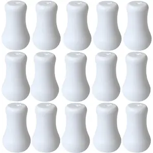 20pcs White Plastic Cord Tassel Window Blind Cord Knobs Drops Pull End for Roman Shades Curtain Crafts Drawstring Tassels