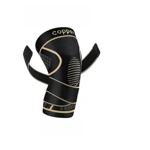 Breathable Copper Ion Knee Brace with Circular Compression, Shock Absorption & Knee Wraps, Sports Support Sleeve for Basketball, Outdoor Training