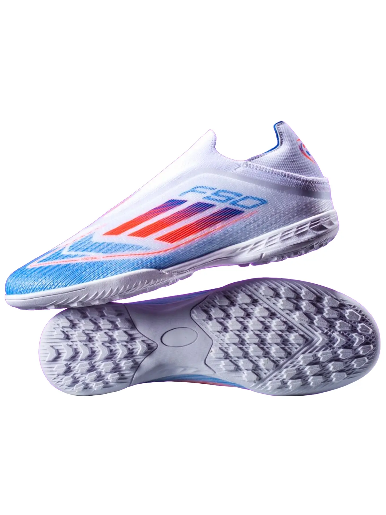 Unisex Soccer Shoes with Studs, Ideal for Grass Training and Matches, Sporty PU Upper, Striped Pattern, Suitable for All Ages, Soccer Cleats