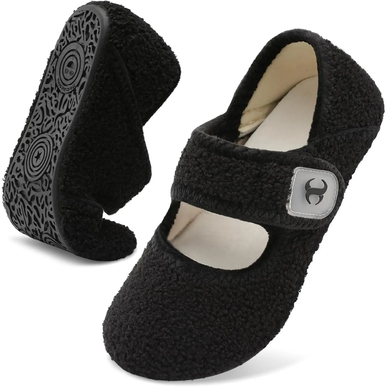 Wide Diabetic Sock Slippers for Women & Men - Soft & Cozy Barefoot House ShoesGift