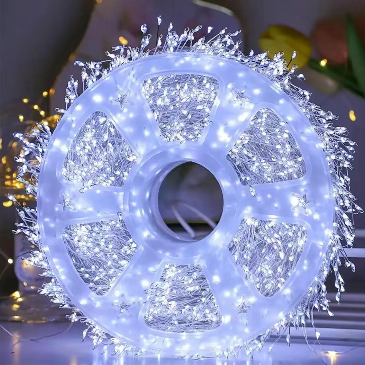 LED Fairy Lights String, Warm Color Changing Lamp, DIY Christmas Wreath Decoration, USB Halloween Wedding Party Supplies, Festive Decoration, Holiday Decoration Lights