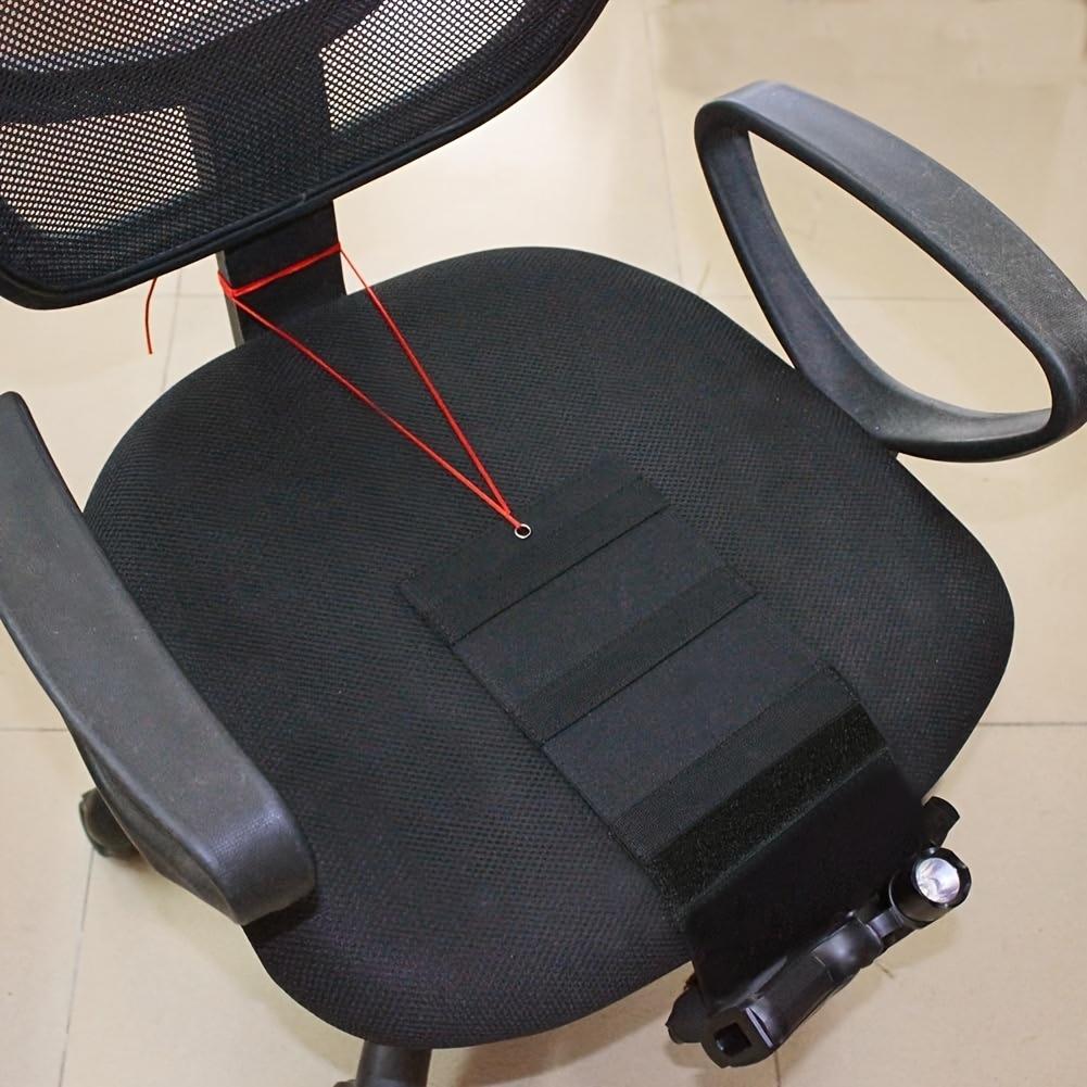 Directional Bedside/Car Seat Invisible Holster with Cartridge Clip Pouch-Quick Access Nylon Pistol Bracket for Home Defense Enthusiasts, Suitable for Mattress/Closet/under Chair, Non-Slip Design, Black-Perfect for Independence Day