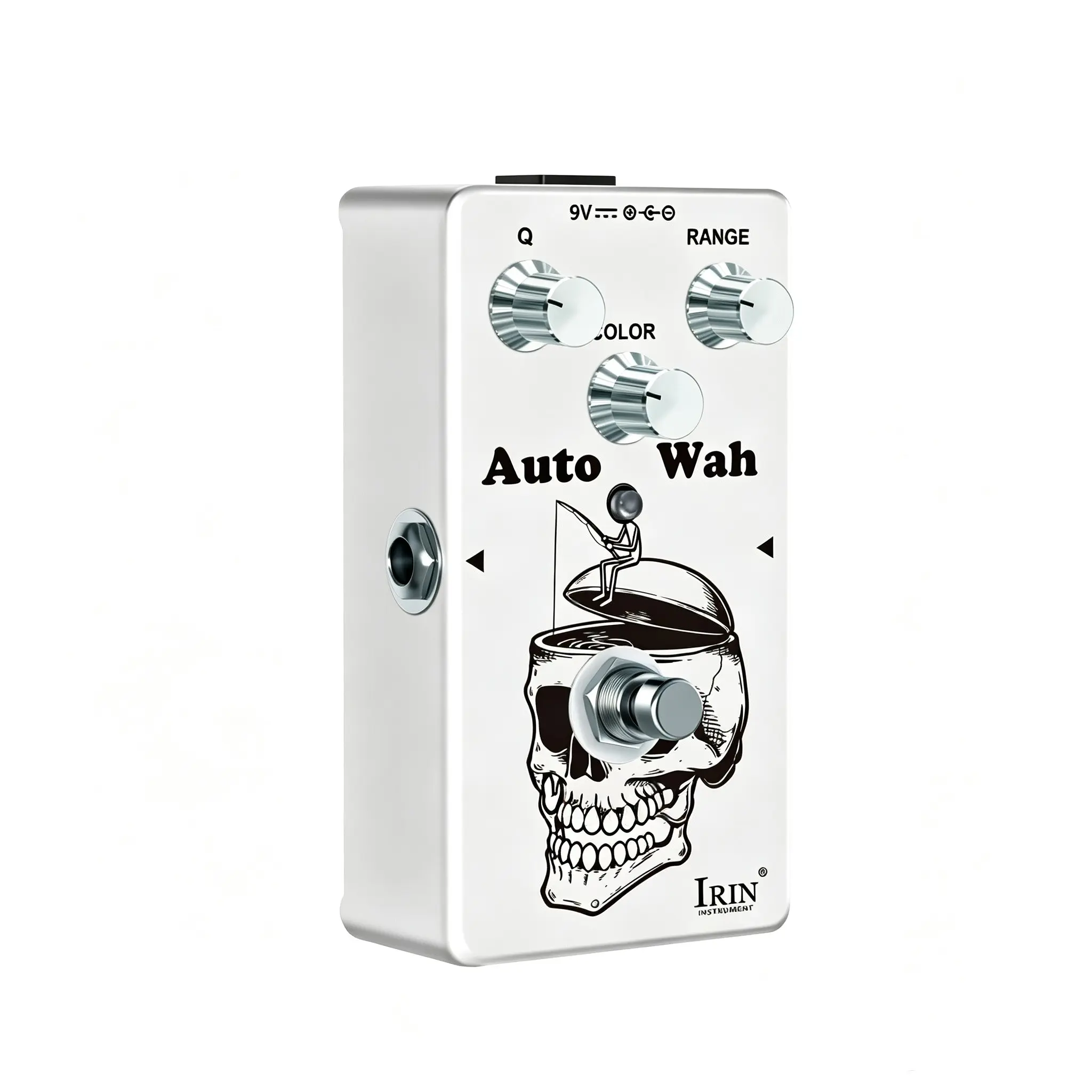 Irin Ra-02 Electric Guitar Wah Effect Pedal, Compact Lightweight Metal Body, Ideal for Beginners, Home Practice, Studio Composition