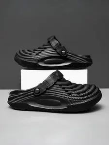 Unisex Anti-slip Clogs, Dual-wear Breathable Soft Sole Outdoor Casual Flat Slippers Footwear