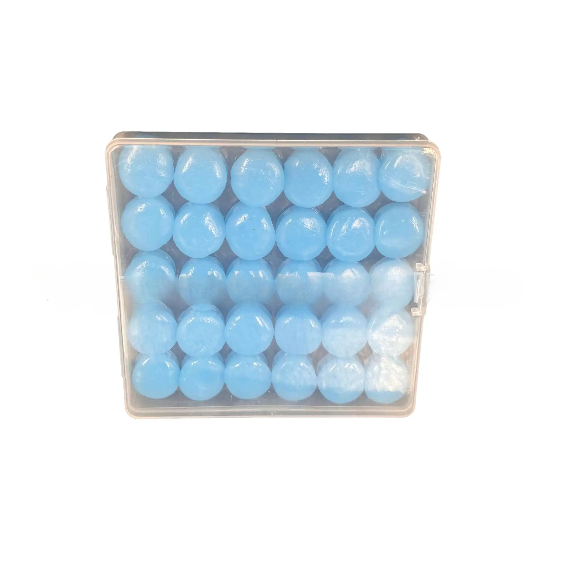 Hot-selling silicone mud earplugs swimming bath waterproof sound insulation noise reduction 30 capsules 2.5g/capsule