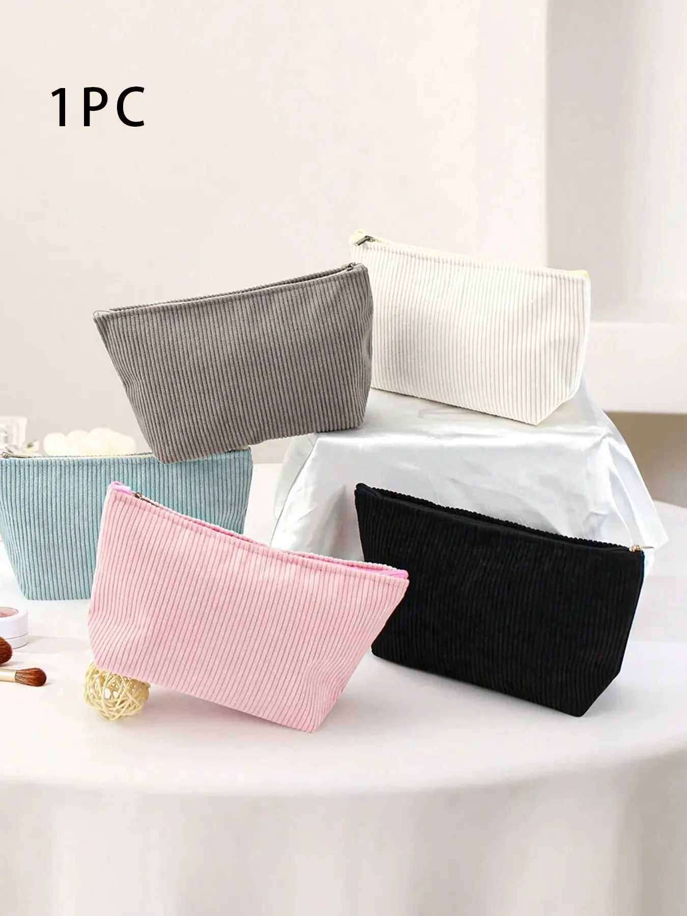 Cosmetic bag, a simple multi-colored design, portable travel storage bag, small and exquisite travel toiletry bag, suitable for daily commuting, Travel Cosmetic Bags, Cosmetic Pouch, Makeup Storage Pouch, Beauty Storage Pouch