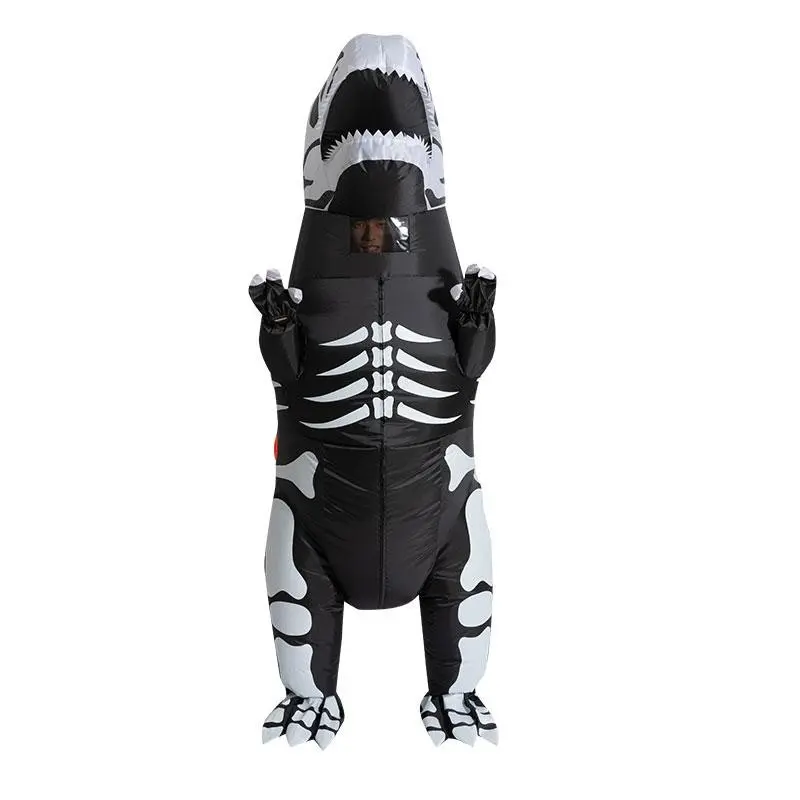 Halloween Skull Dragon Inflatable Costume, Party Gathering Performance, One Size Fits All, Perfect for Halloween Events