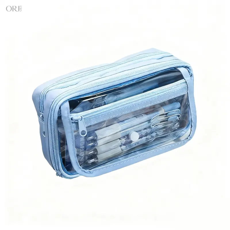 8-Layer Clear Pencil Case, Ins Aesthetic Large Capacity Transparent Stationery Pouch, Minimalist Multi-Layer Pen Storage Bag For Elementary School Boys, Back To School Must-Have Portable See-Through Zipper Pencil Holde,Boho,Wooden,Photo,cospl,e,cool,tote,