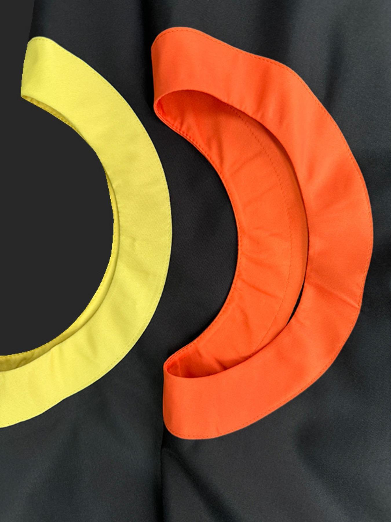 Women's Colorblock Cut Out Round Neck A Line Dress, Elegant Sleeveless Maxi Dress for Party Evening Formal Occasions, Ladies' Clothes for Spring & Fall, Evening Party Dresses