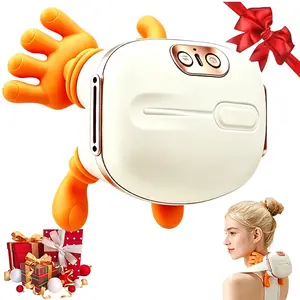 【DealsForYouDays】 2026 Upgraded Version Shoulder Massager Electric Cervical Massager Bionic HandHeating Wireless Portable 3D Kneading Massage for Pain Relief deep Tissue，Leg Neck & Back Massager & Lightweight Gift