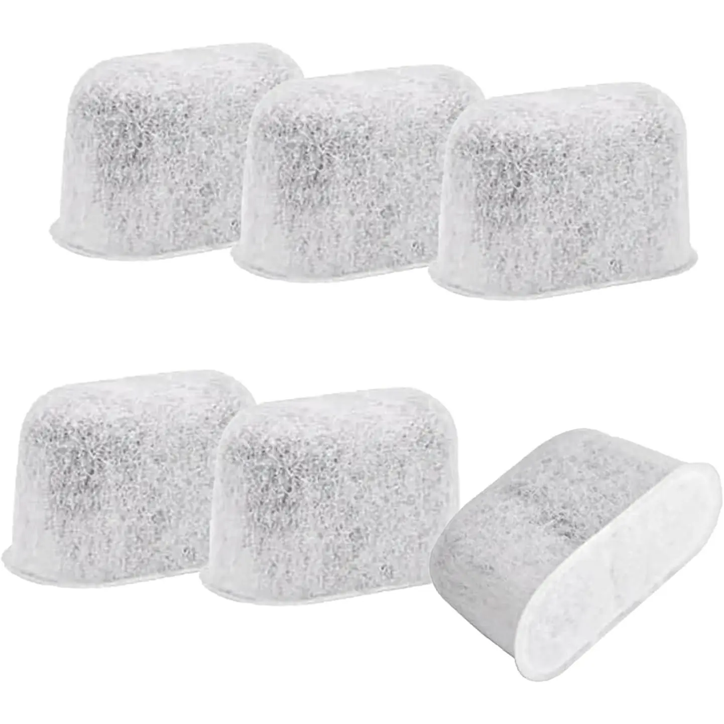 6 Pack Replacement Charcoal Water Filters for Keurig K-Mini, K-Duo, K-Slim, K-Supreme, K-Elite, K-Classic, K-Cafe, K-Select, K-Express, K-Compact - Universal Fit for Keurig 2.0 & 1.0 Coffee Makers