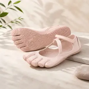 Women's Five-Toe Barefoot Shoes, Soft Sole Non-Slip Indoor Yoga Pilates Multi-Purpose Fitness Training Shoes
