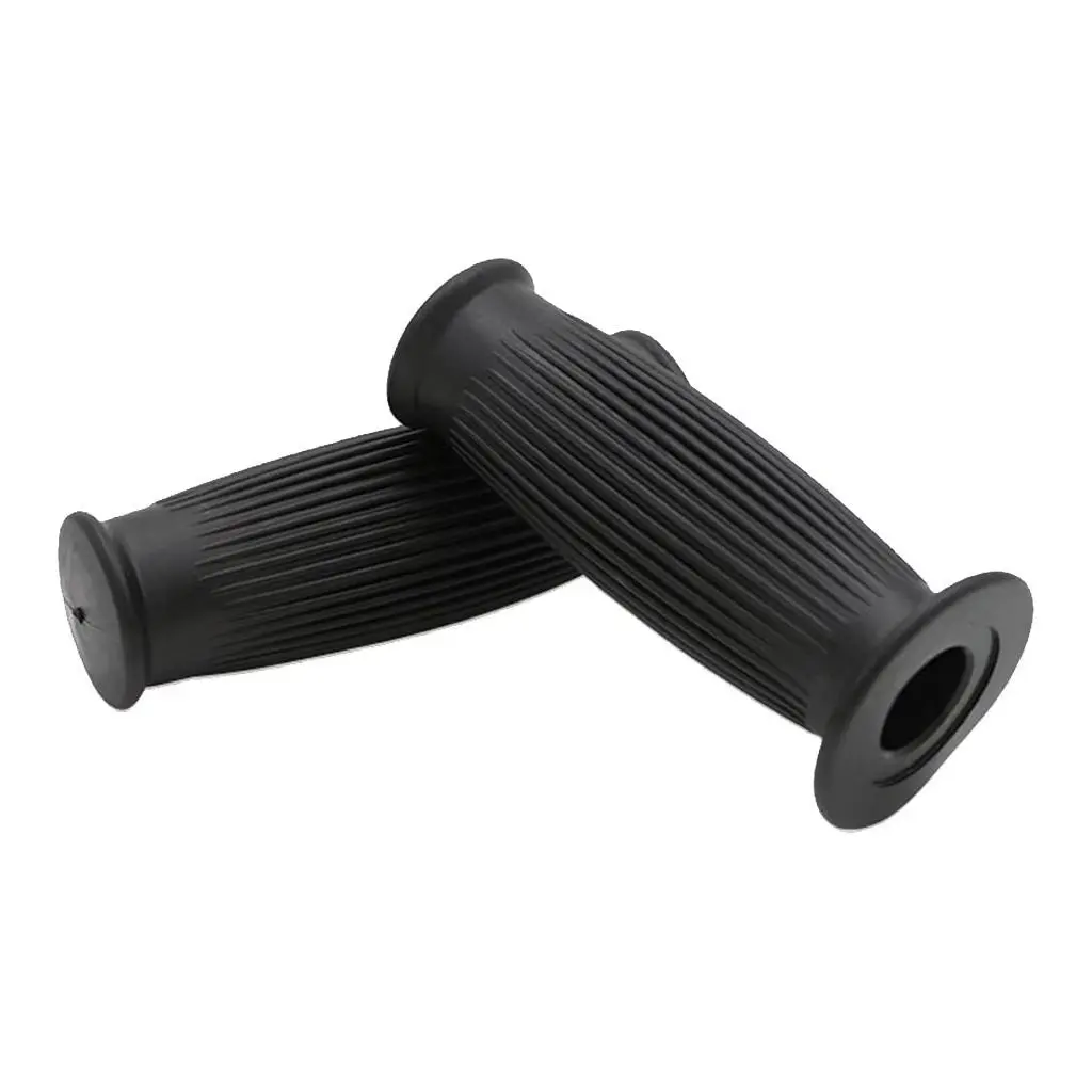 1 Pair Vertical Pattern Motorcycle Handlebar Cover Universal Motorcycle Modification Anti-Skid Handlebar Rubber Motorcycle Motorcycle Bicycle And Scooter Universal Handlebar Cover Motorcycle Parts