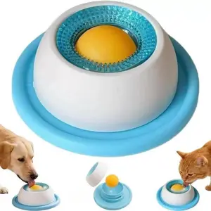 OvalletOoh Luggage & Bag Charm Accessory - Multi-Functional Pet Licking Mat, Slow Feeder & Interactive Cat Treat Toy