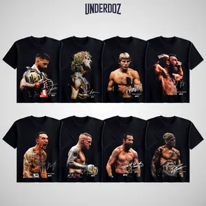 Vintage Washed Oversized Unisex Crewneck Cotton T-Shirt, Official UFC Fighters Collection Graphic Tee, Classic MMA Champion Sports Streetwear Top, Trendy Daily Casual Outfit, Premium Birthday & Game Day Gift for Hardcore UFC and MMA Fighting Fans