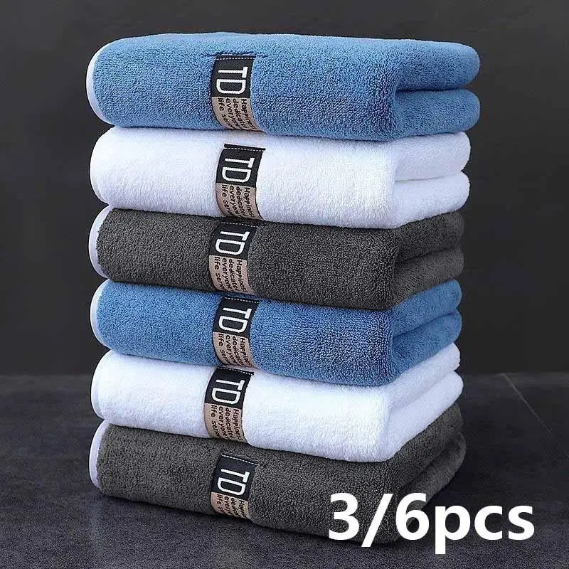 Luxury Hotel Style hand Towels, 3-Pack Absorbent Towel Set Ultra-Soft Absorbent Microfiber hand Towels for Bathroom, Large Size 31.49x15.74 Inches, Quick Dry, No Pilling, Easy Hanging