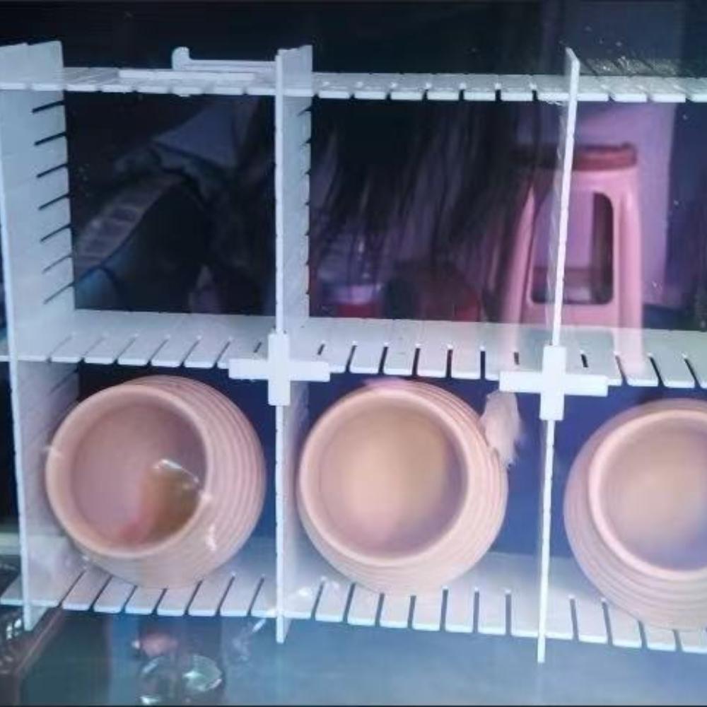 10 Adjustable Drawer Storage Boxes  Plastic Grid Drawer Dividers  16.14inch x 2.75inch , Space Saving Storage, Suitable for Clothes, Underwear, Socks, Wardrobe Organization, Home Storage