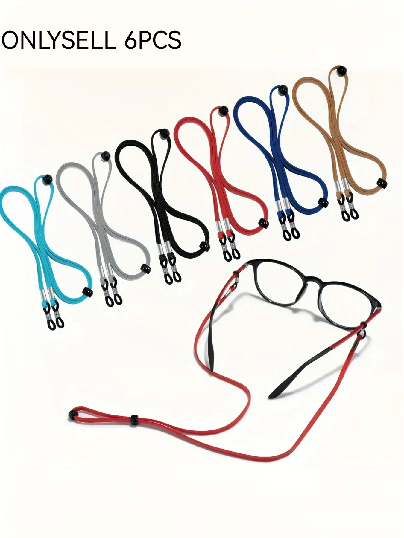 Adjustable Anti-Loss Eyeglass Chain, Versatile Fashionable Unisex Accessory, Lightweight Comfort, Secure Fit, Ideal for Reading & Sports