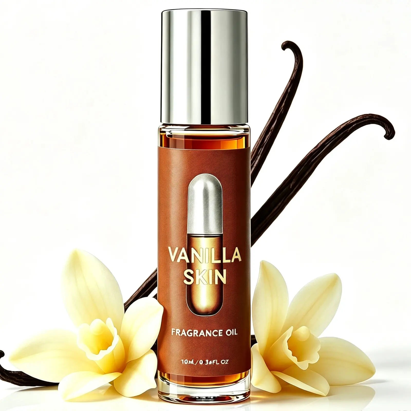 10ML Vanilla Skin Pheromone Oil - Roll-On Woody Perfume Oil, Skincare Eau de Toilette for Men and Women, Fragrance Oil Business Trip, Home Bathroom Use, Portable Travel Size