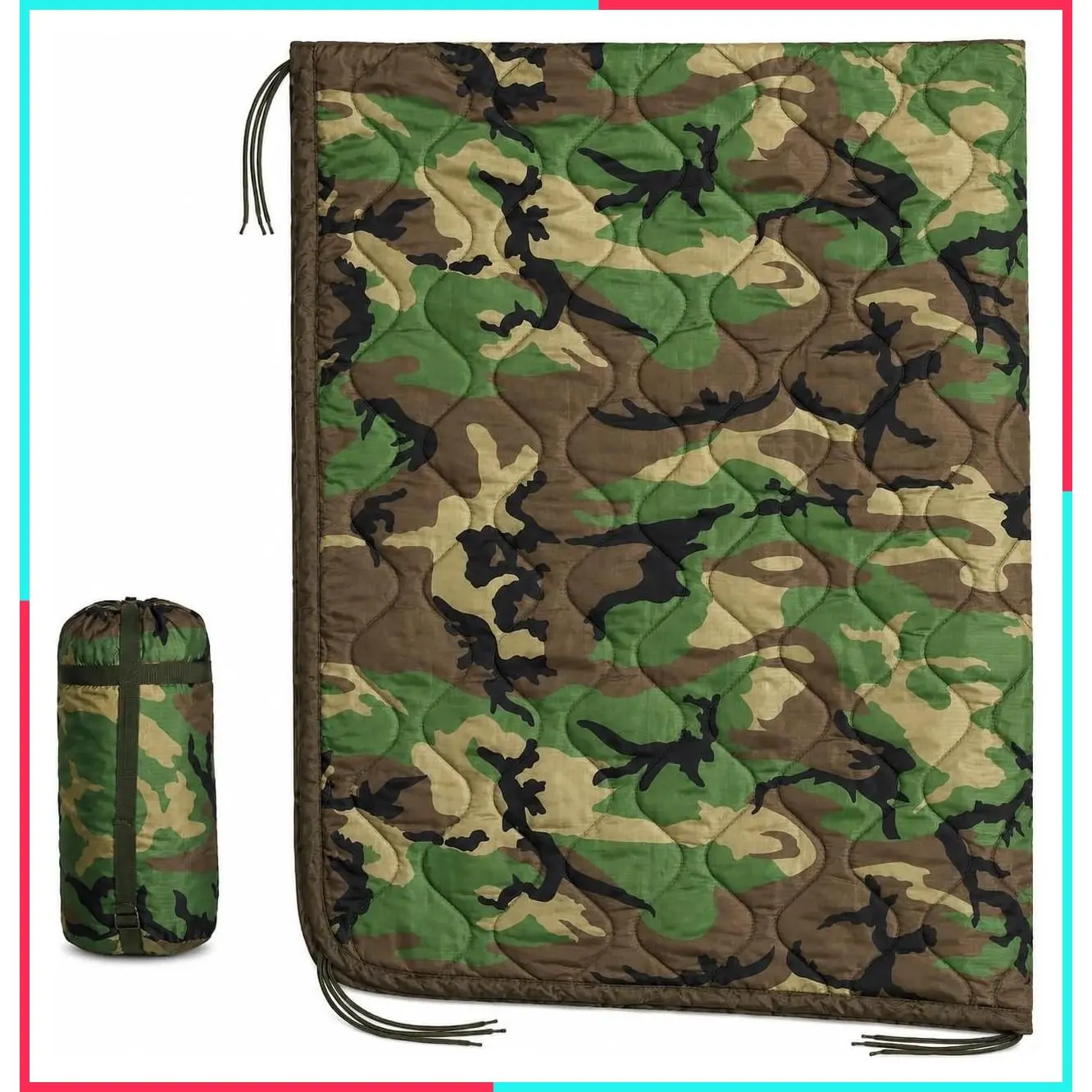 Woobie Blanket, Insulated Water-Resistant Poncho Liner