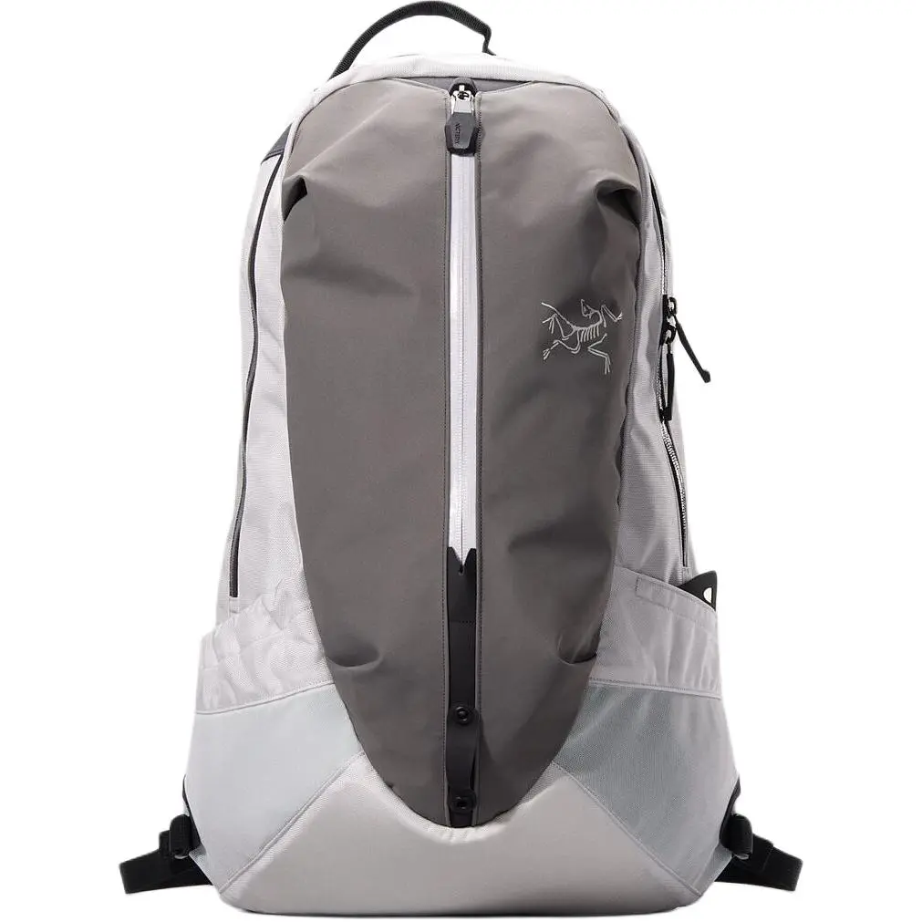 Arc'teryx ARRO 22L Durable, Tear-Resistant Lightweight Travel Backpack for Men and Women – Nylon Gray and White