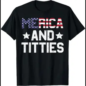 Unisex 4th of July T-Shirt 100% Cotton Merica Patriotic Funny Meme Summer BBQ Independence Day Gift