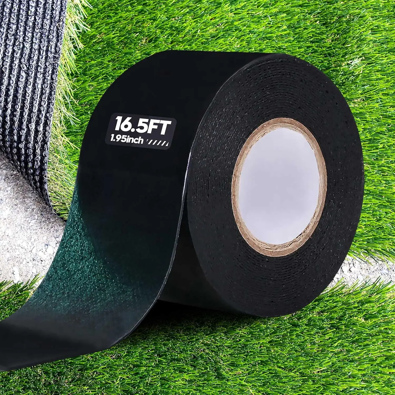 Self-Adhesive Seaming Turf Tape Artificial Synthetic Double Sides, 2 Inch Width x 192 Inch Long Grass Seam Tape for Jointing Fixing Green Lawn Mat Rug, Connecting  Grass Carpet