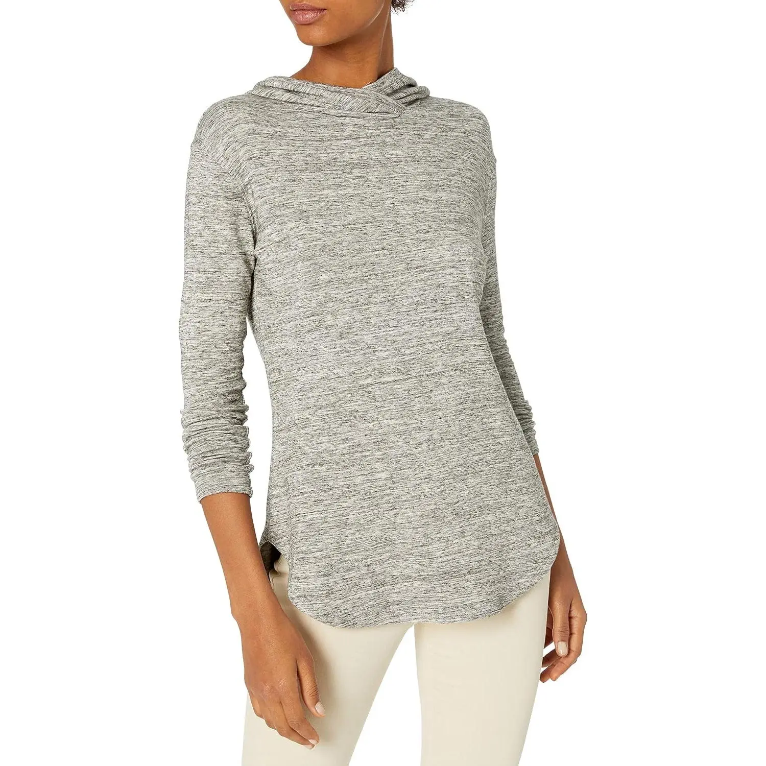 2026 Amazon Essentials Women's Supersoft Terry Hoodie, Standard-Fit Long-Sleeve Pullover