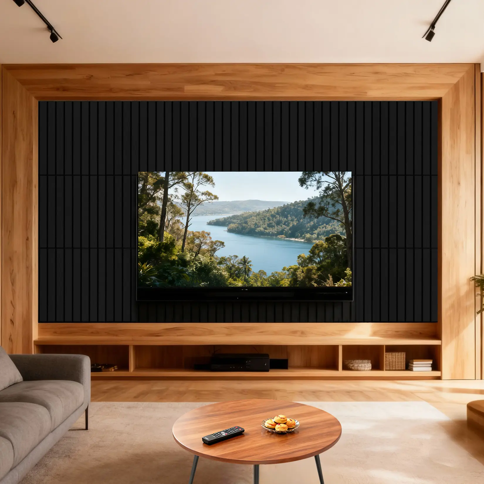 Soundproof Polyester Felt Acoustic Wall Panels 18-Pack 12"x12"x0.35" – Modern Noise Reduction Tiles – Ideal for Office, Home Studio, Conference Room Acoustic Treatment & Wall Decor