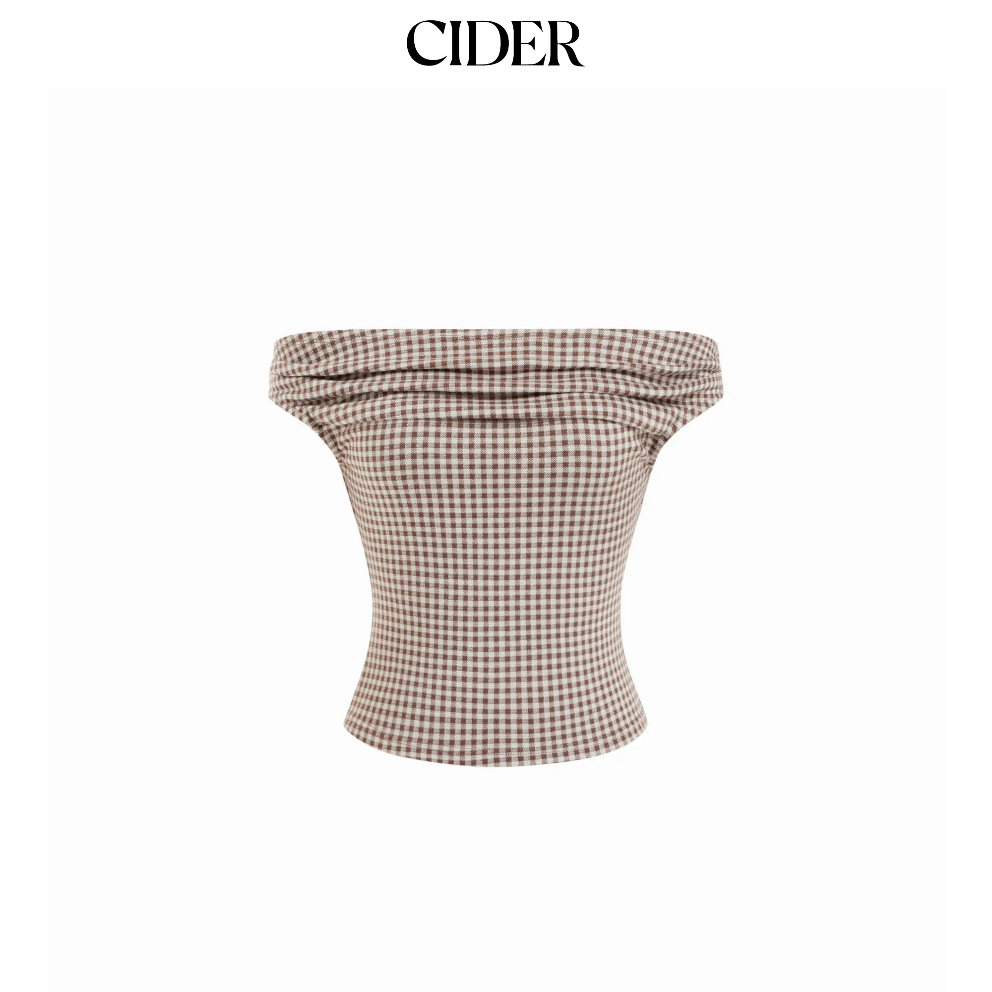 Cider Off-shoulder Gingham Tank Top SummerWins SummerFinds