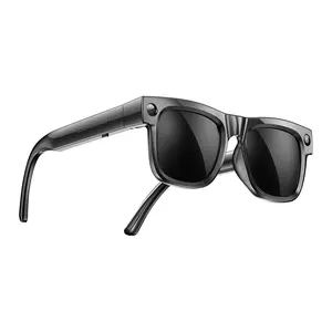Mutiple Function AI Smart Glasses with 8MP Camera, 4GB Storage, Bluetooth-compatible 5.3, Voice Assistant, Touch Control, Multiple Language Translation, Object Recognition, 290mah Battery, Camera Glasses, Smart Glasses with Camera