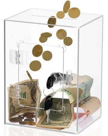 THE WELL KEPT Glass Spice Jars  Bamboo Lids - 9 Oz Small Square Storage Jars  Airtight Lids Clear Pantry Food Storage Containers Glass Canister Set  Labels for Kitchen Coffee Sugar Flour(Set Of 10)