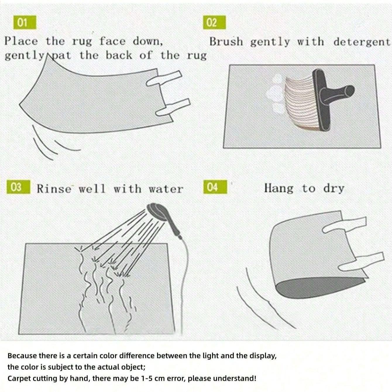 Creative 3D Dollar Pattern Floor Mat, 1 Count Colorful Non-slip Soft Floor Carpet, Decorative Area for Home Living Room Bedroom Study Room Hotel, Home Decor Rugs