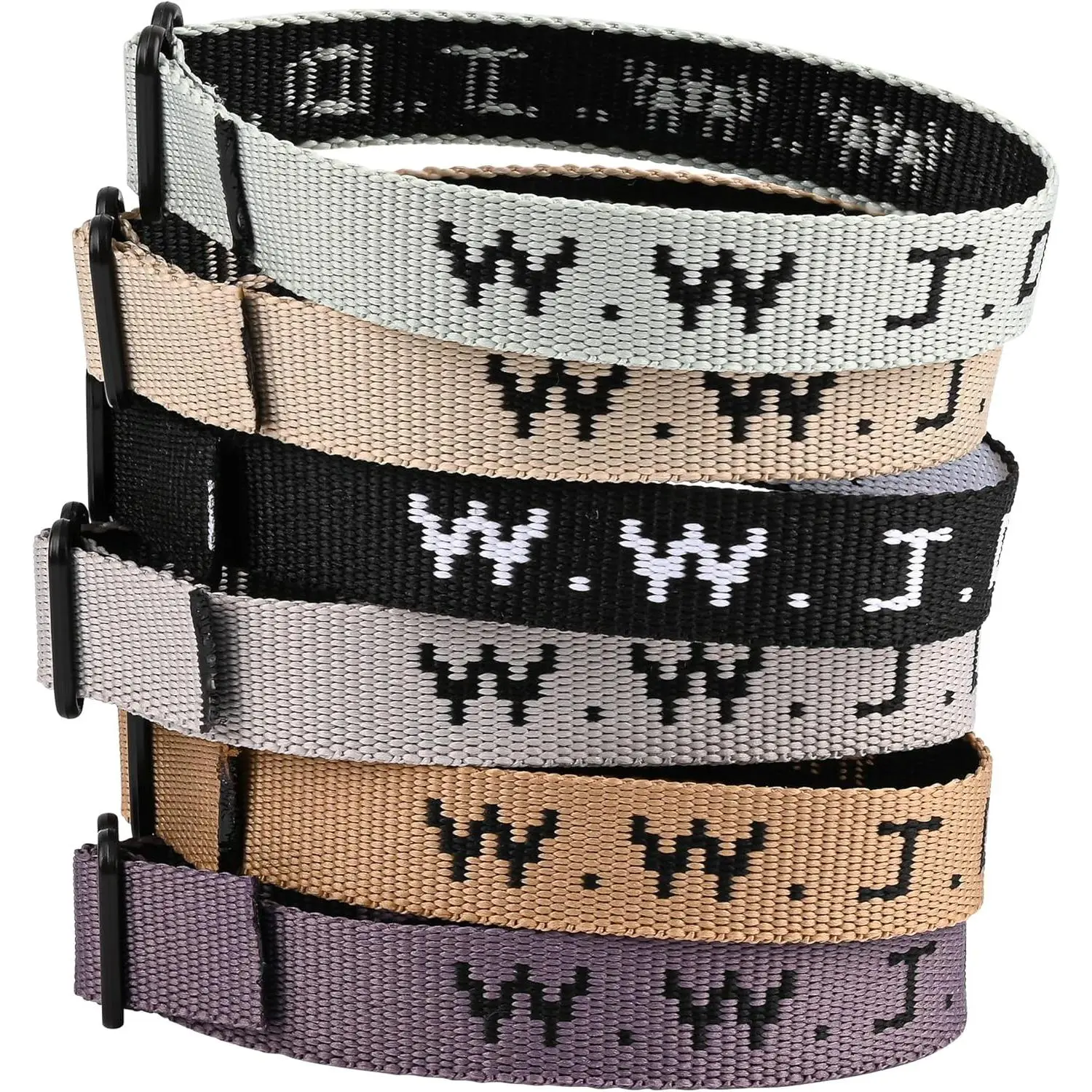 WWJD Bracelet Pack for Women Men, Christian Jesus Gifts Wristbands, Adjustable WWJD Bracelets Bulk What Would Jesus Do Bracelet