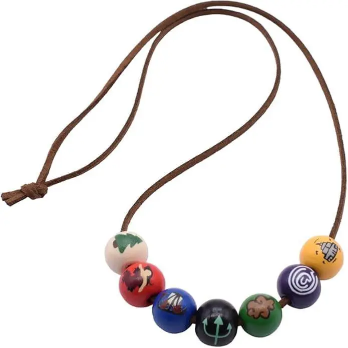 Annabeth Chase  Wooden Bead Greek Camp Half  Percy Jackson Necklace