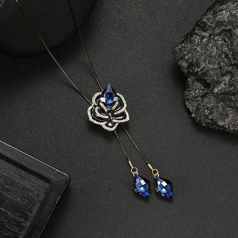 High-End, Non-Fading, Sweater Chain, Versatile Fashion Necklace For Women, Niche Design With A Sense Of Sophistication Pendant