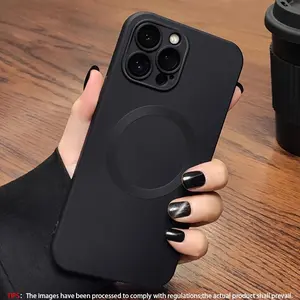 New Metallic Color Magnetic Wireless Charging apple Phone Case Compatible with Iphone 11/12/13/14/15/16 /17 Pro Max Plus, Durable TPU Shockproof Lens Protection Soft Cover