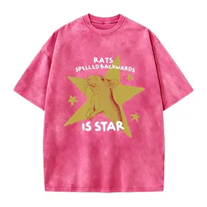 Rats Spelled Backwards is Star - Silly Rat Shirt Funny Animal Graphic Tee - weird t shirt