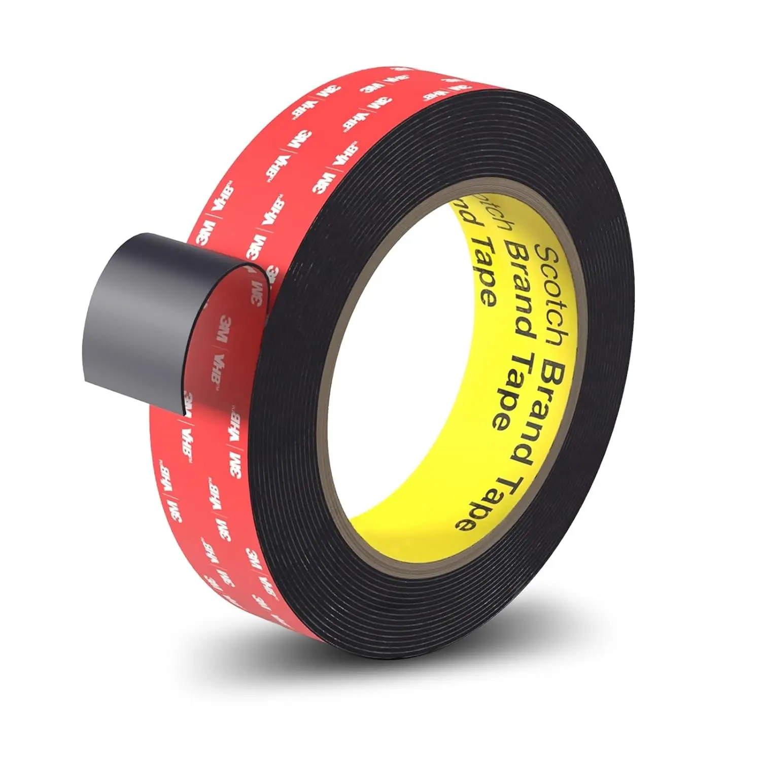 Heavy Duty Double Sided Waterproof Tape, 1 in x 16.5 ft Secure-Hold Strong Adhesive Mounting Tape for Car, Walls, LED Strip Light