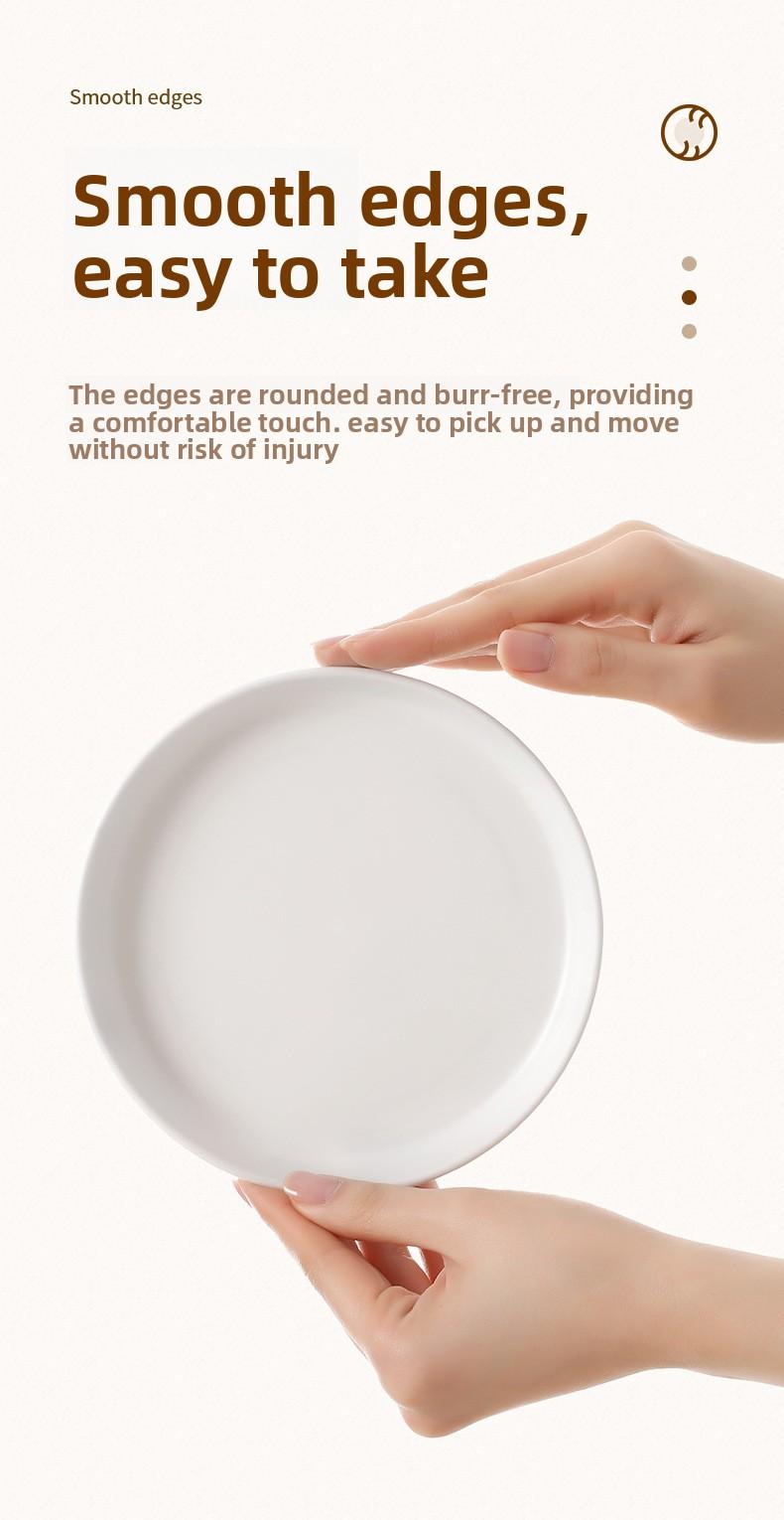 FaSoLa Japanese-style bone dish for home use, a waste dish for bones, plastic snack tray