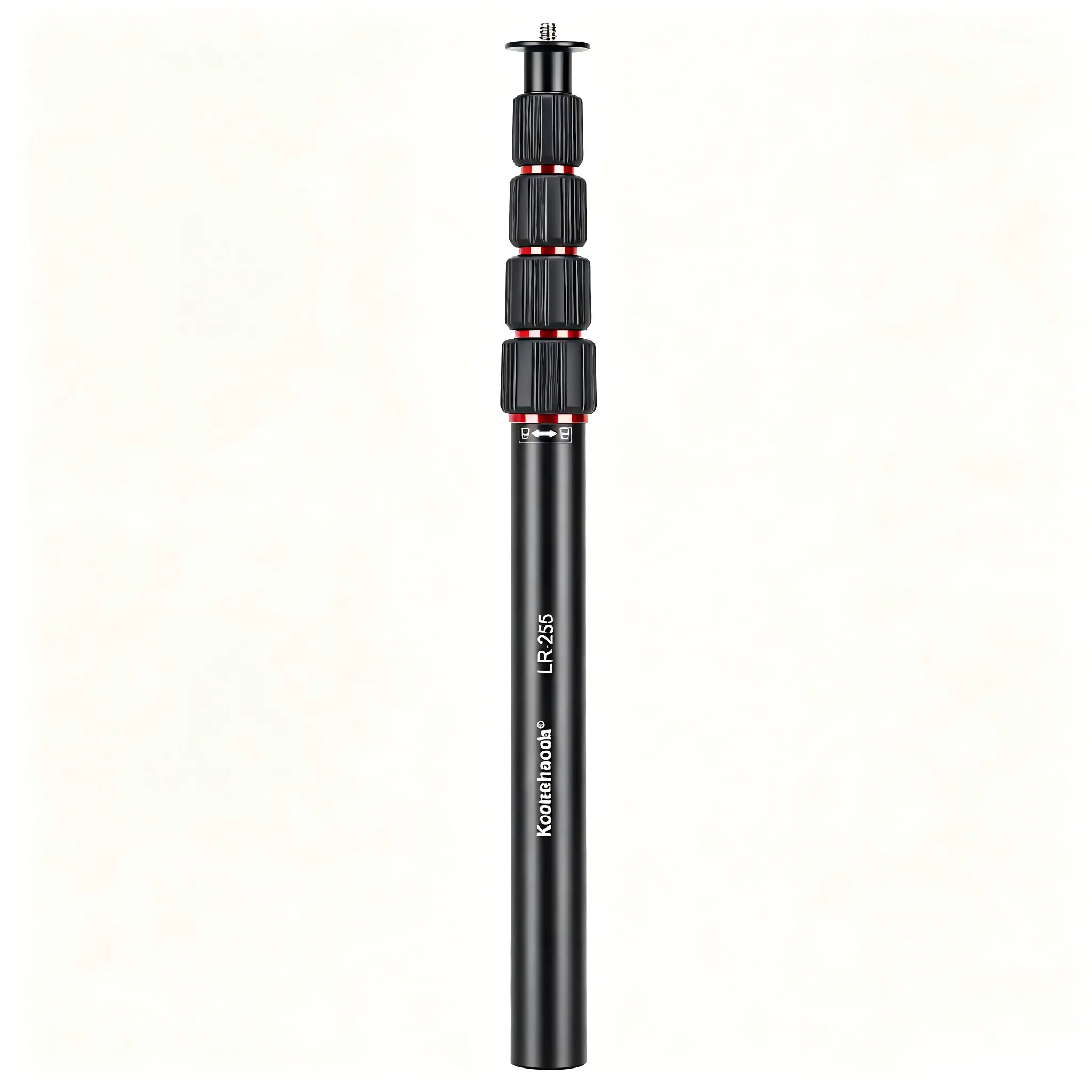 57" Aluminum Tripod Extension Centre Column Extender | 5 Section Monopod Telescopic Stick Rod, 1/4"-3/8" Screw, Compatible with Tripods/Gimbal/Camera/Phone, Max Load 11lb