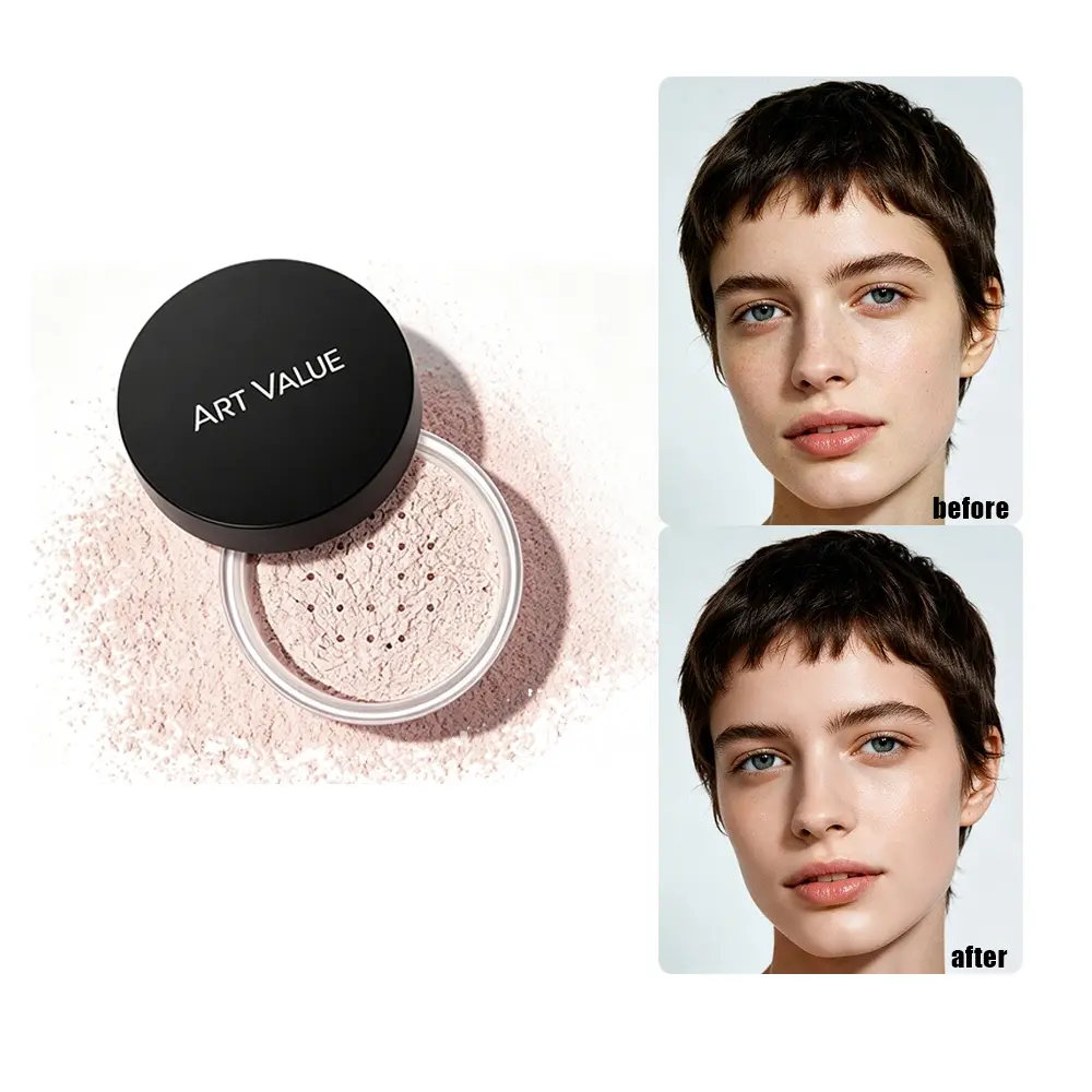 Shimmer Loose Ethereal Setting Powder: Light as a Cloud Glitter Finishing Powder with Oil-Control & Radiant Glow