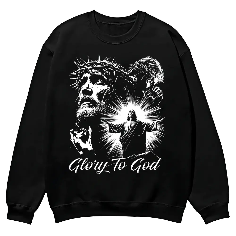 Christian Clothing 90s Graphic Crewneck Sweatshirt Men’s Funny Graphic Pullover Vintage Streetwear Oversized Sweatshirt Men Casual Vacation Outfit Long Sleeve Top