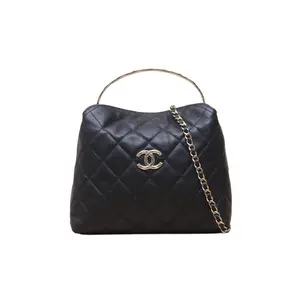 Pre-owned CHANEL Black Laser Label Gold Hardware coco P235196622
