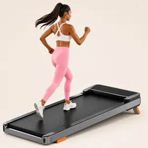 2.5HP Portable Treadmill with Incline Under Desk Treadmill, 265lbs Weight Capacity, Remote Control & Wheels for Easy mobility, Dual Shock Absorption System Home Gym Equipment, Low Noise Motor Walking Pad Workout Machine