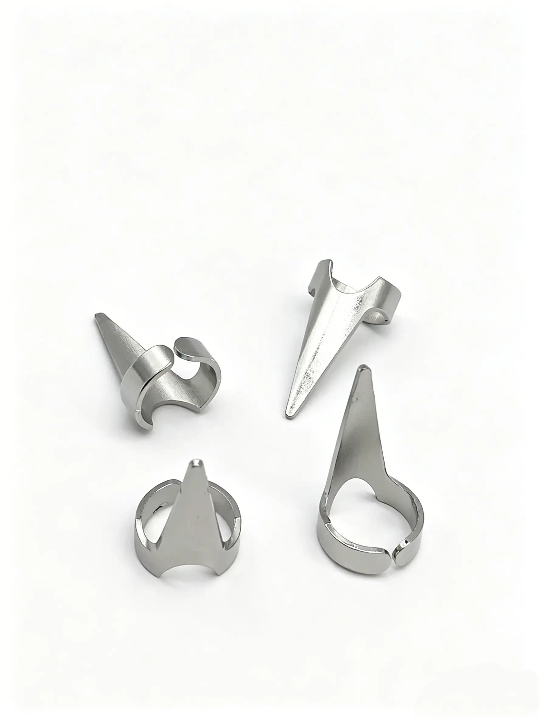 4 pcs Adjustable Braiding Sectioning Rings & Steel Hair Pick, Professional Hair Sectioning Tool Kit Essential for Dreadlock & Hair Extensions