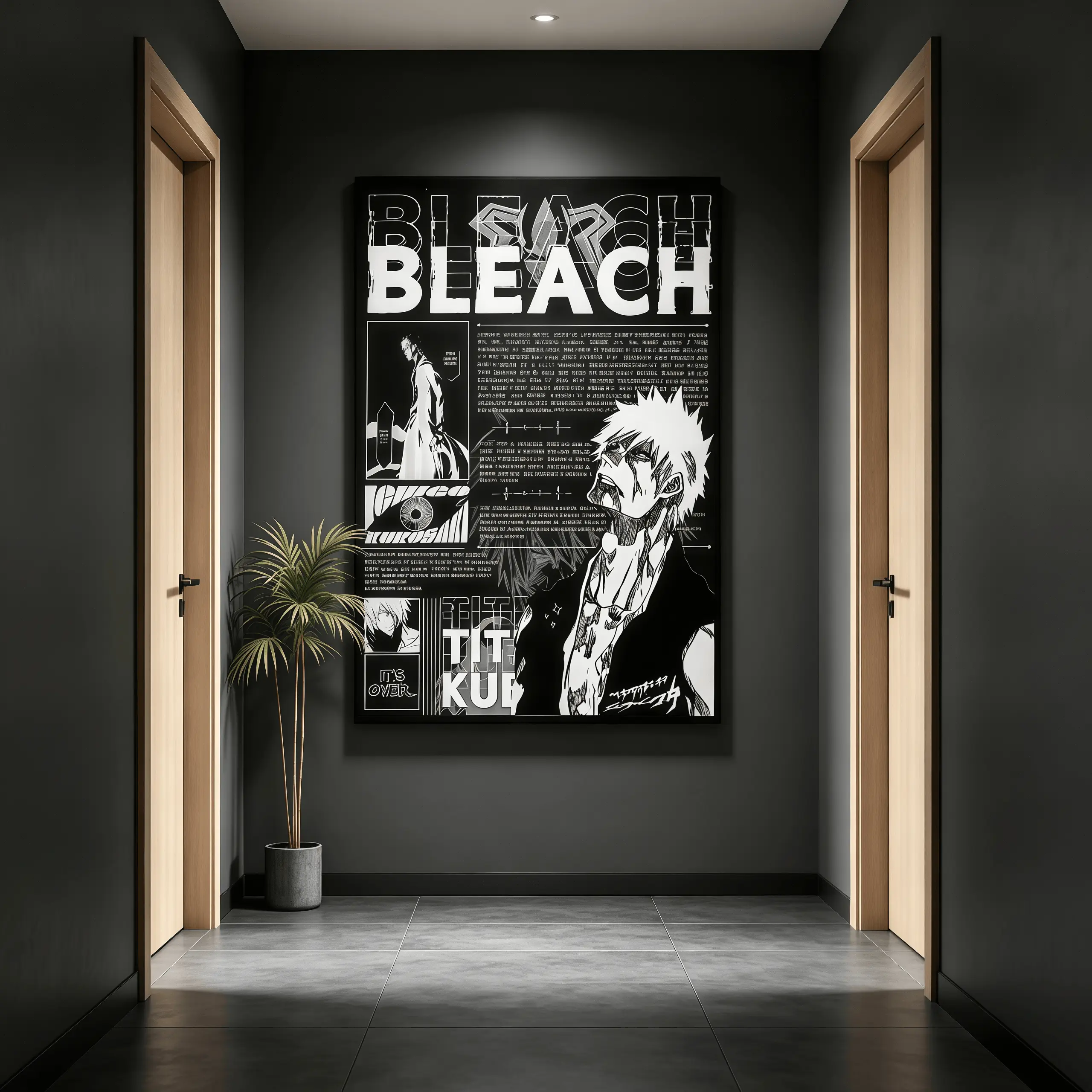 Manga Wall  Ichigo Kurosaki Manga  Poster Must-Have for Bleach Enthusiasts Art